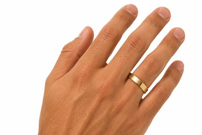 5mm Ring Width Man Hand