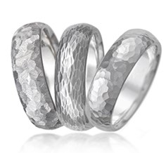 Textured Wedding Bands