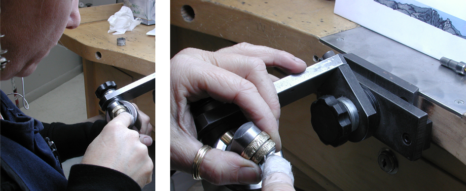 Carving the Mountain Wedding Ring