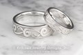 Vine & Leaf Eternity Wedding Ring Set
