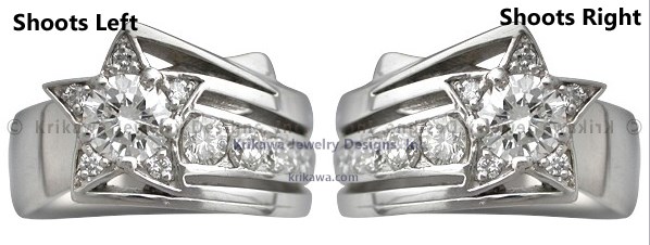 Shooting Star Engagement Ring – MA Jewelers - Wayne