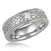 Ropes and Tires Wedding Band