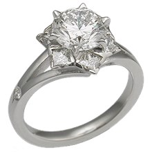 Snowflake Engagement Ring