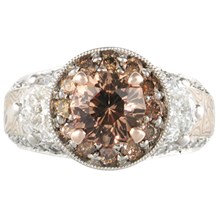 Juicy Goddess Luxury Engagement Ring - top view