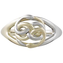 Snake Knot Ring - top view