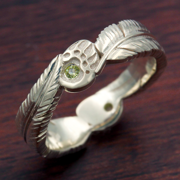 Native american feather on sale ring