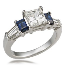 Five Stone Prong Engagement Ring