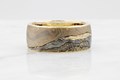 Mountain with Mokume Sky Wedding Band