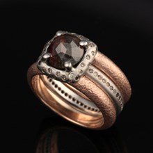 Future Relic Bridal Set & Rustic Diamond Size 7
