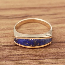Lapis Lazuli Ring  - top view