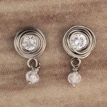 Diamond Nest Stud Earrings