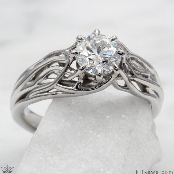 Branch style hot sale engagement rings