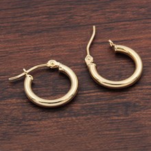 
Petite Yellow Gold Hoop Earrings