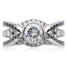 
Rivendale Cathedral Engagement Ring - top view
