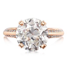 Juicy Solitaire Engagement Ring - top view