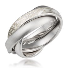 Mokume Rolling Ring