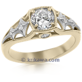 Fantasy Renaissance Solitaire Engagement Ring