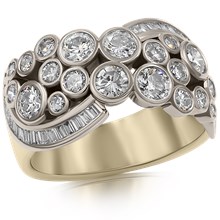 Diamond Sky Cluster Anniversary Ring