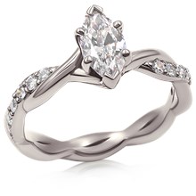 Tight Twist Engagement Ring