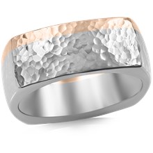 Square Stripe Wedding Band