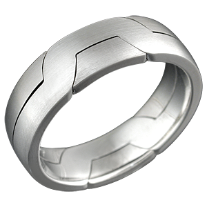 Mens puzzle sales wedding rings