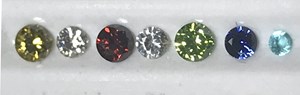 Colored Accent Stones Diamond Sapphire Tourmaline