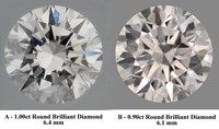 Round Brilliant Diamond Comparison