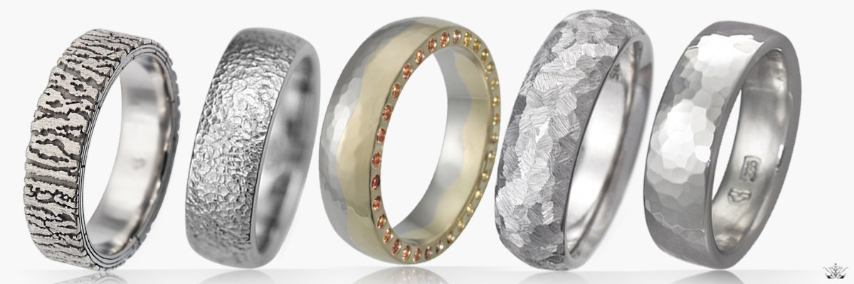 Textured Wedding Ring Collection