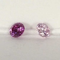 pink diamond comparison