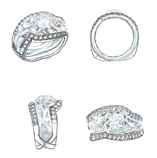 Custom Jewelry Design Process | Custom Ring Design | Custom Engagement Rings