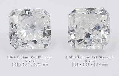 Radiant Diamond Comparison