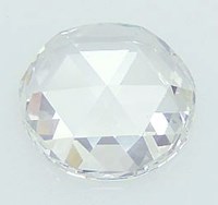 one carat rose cut diamond gia certified