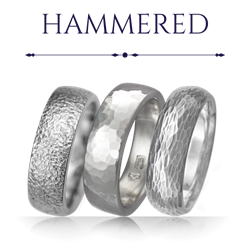 Hammered Wedding Bands
