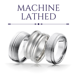Machine Lathed Wedding Bands