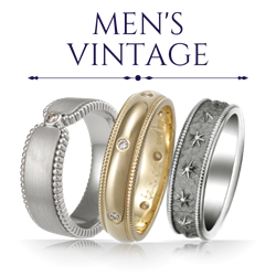 Men's Vintage Wedding Rings