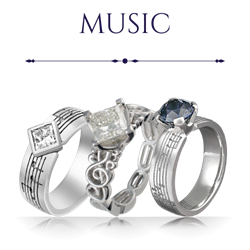 Music Engagement Rings