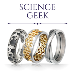 Science Geek Wedding Rings