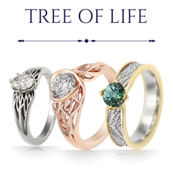 Tree of Life Engagement Rings