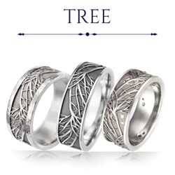 Tree Wedding Bands