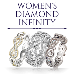 Women's Diamond Infinity Wedding Rings