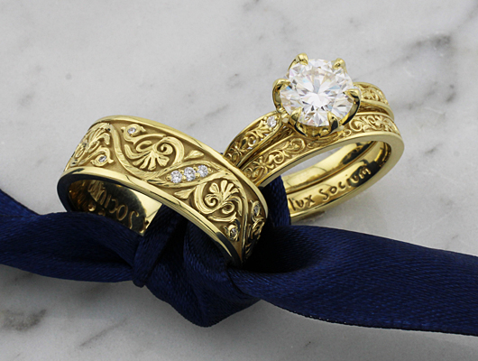 design guide with unique ring design set