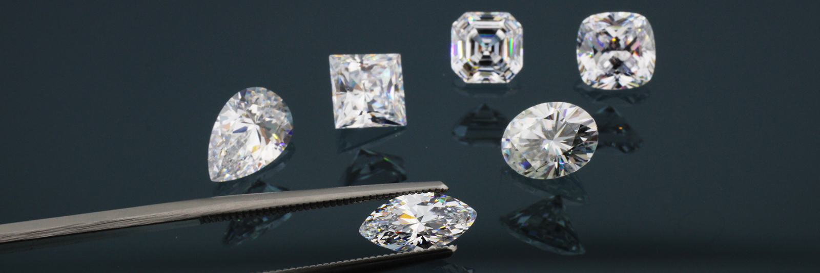 diamond shapes photograph of diamonds