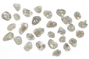 natural diamond slices