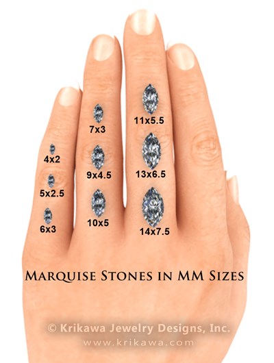 Marquise Cut Diamonds on Hand