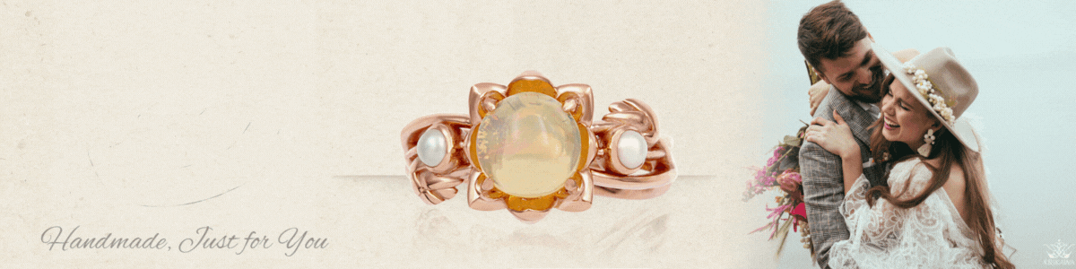 rustic engagement ring banner