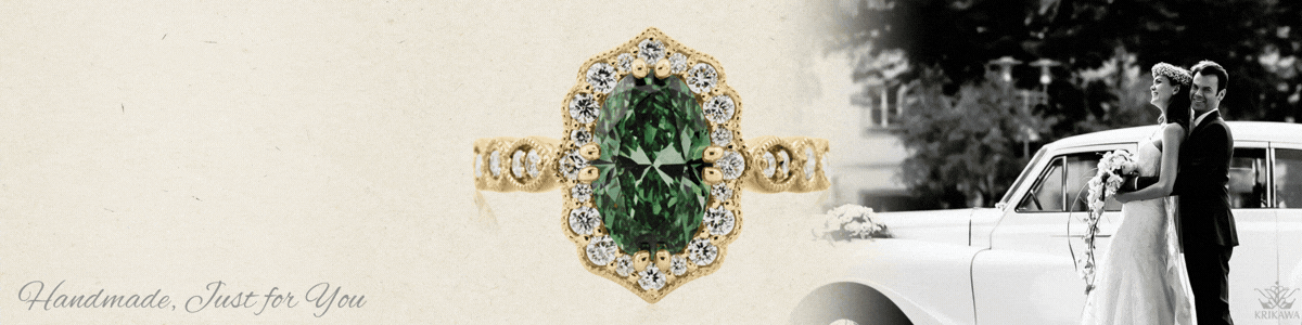 vintage style halo engagement ring banner