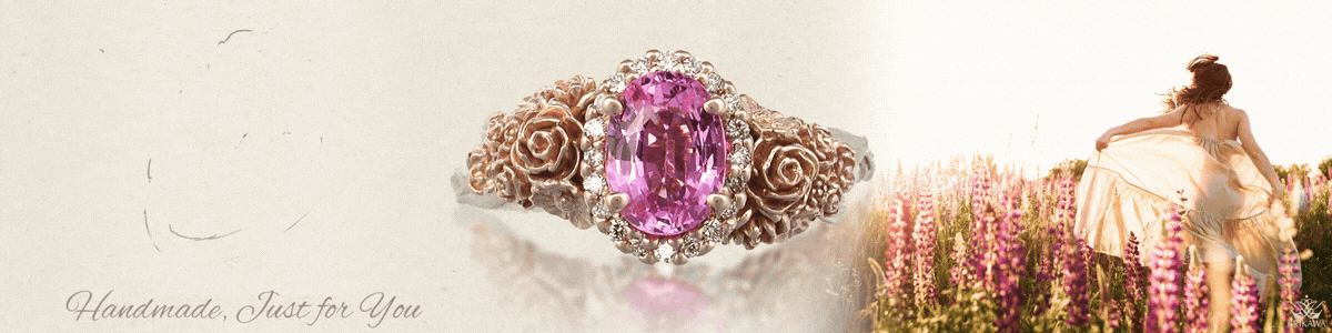 flower engagement ring banner