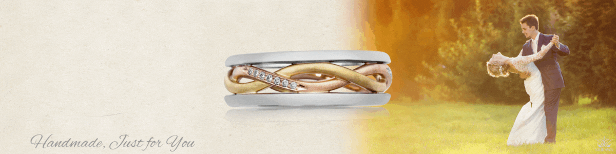 twist wedding bands banner