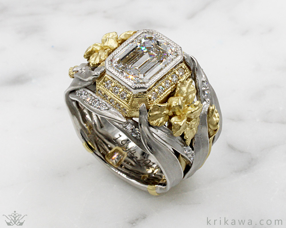 Krikawa custom luxury engagement ring