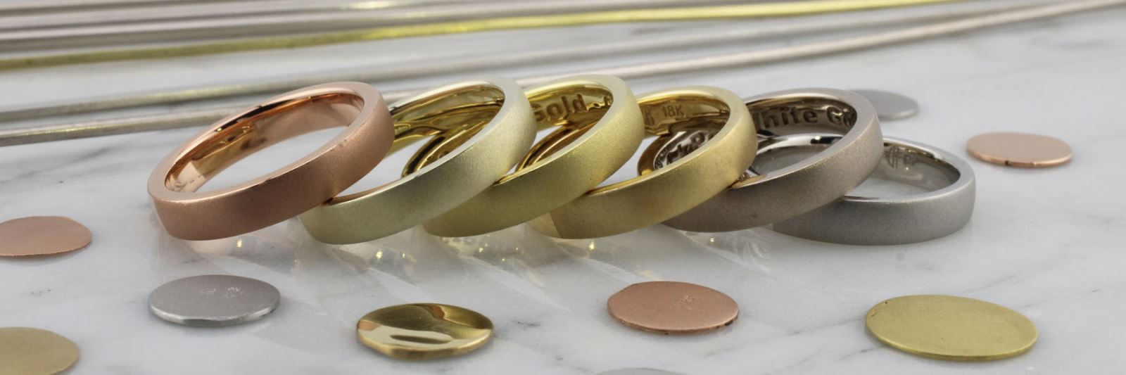 ring metal types guide for custom ring colors samples